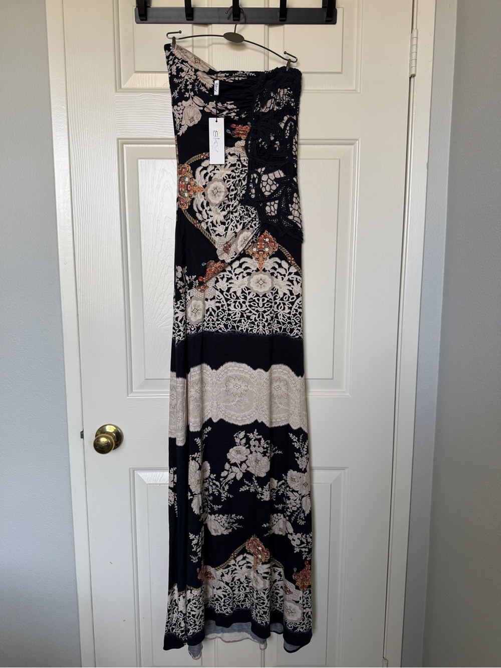 NWT Sky Strapless Maxi Dress XS